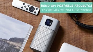 BenQ GV1 Portable Projector - Epic Wireless Portable Entertainment - Pre Production Review!