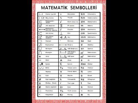 Burada Kaç Tane Matematik Sembolleri Var Yorumlara Yazın - YouTube