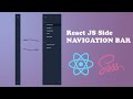 React Side Navbar Fully Responsive Step By Step (Dashboard Style) Using React Router | Sass