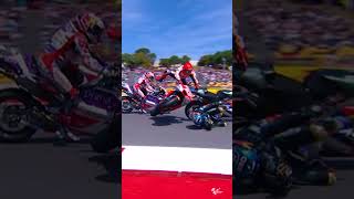 Marquez wipes out Oliveira in a massive crash 💥 | 2023 #PortugueseGP 🇵🇹