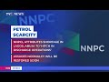 nnpcl blames petrol scarcity in abuja lagos to hitch in discharge operations