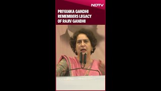 Delhi Polls | Priyanka Gandhi Remembers Legacy Of Her Father And Ex PM Rajiv Gandhi At Delhi Rally