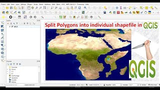 Split Polygons Into Individual Shapefile In QGIS