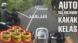 Test Top Speed \u0026 Tanjakan Scoopy Roller 7 Gram - Motovlog Jogja