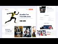 Build Responsive Fitness Website Using HTML CSS And JavaScript With Source Code