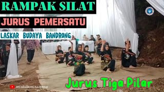 RAMPAK PENCAK SILAT JURUS PEMERSATU || LASKAR BUDAYA BANDRONG