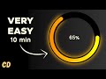 How to create a Circular Progress Bar in less than 10 minutes