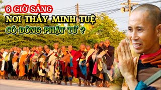 6h sáng. Nơi nghỉ chân của Thầy Minh Tuệ có đông Phật Tử ?#thichminhtue #minhtue