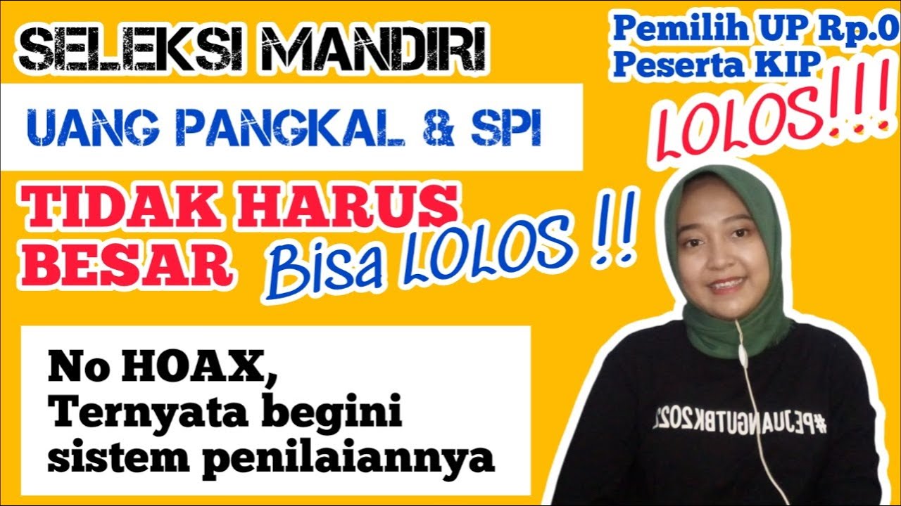 CARA LOLOS SELEKSI MANDIRI | UANG PANGKAL TIDAK HARUS BESAR,TAPI ...