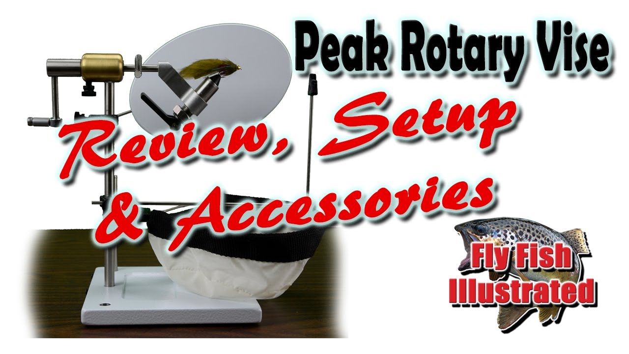 Peak Rotary Fly Tying Vise Review Setup, Accessories And Jaw Change ...