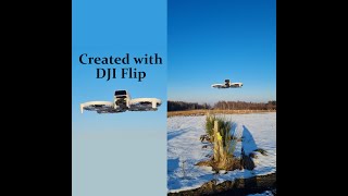 Erste Drohnenflüge mit der DJI Flip beim wandern in der Eifel #adventure #hiking #winter #drone