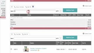Workstation Order Tab