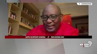 SAFTU says it’s decided to suspend General Secretary Zwelinzima Vavi