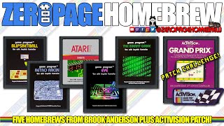 Blipsketball, Retro Racing, Digits, Eye, The Binary Game, Grand Prix (Patch): 2600 Atari Homebrew