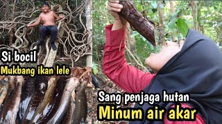 Pertualangan sang penjaga hutan,mukbang ikan lele hasil bubu.