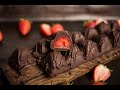 Strawberry chocolate bar