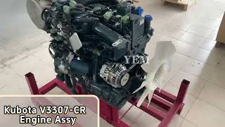 Kubota V3307-CR  Engine Assy #KubotaEngineAssy#DieselEngine#mechanic