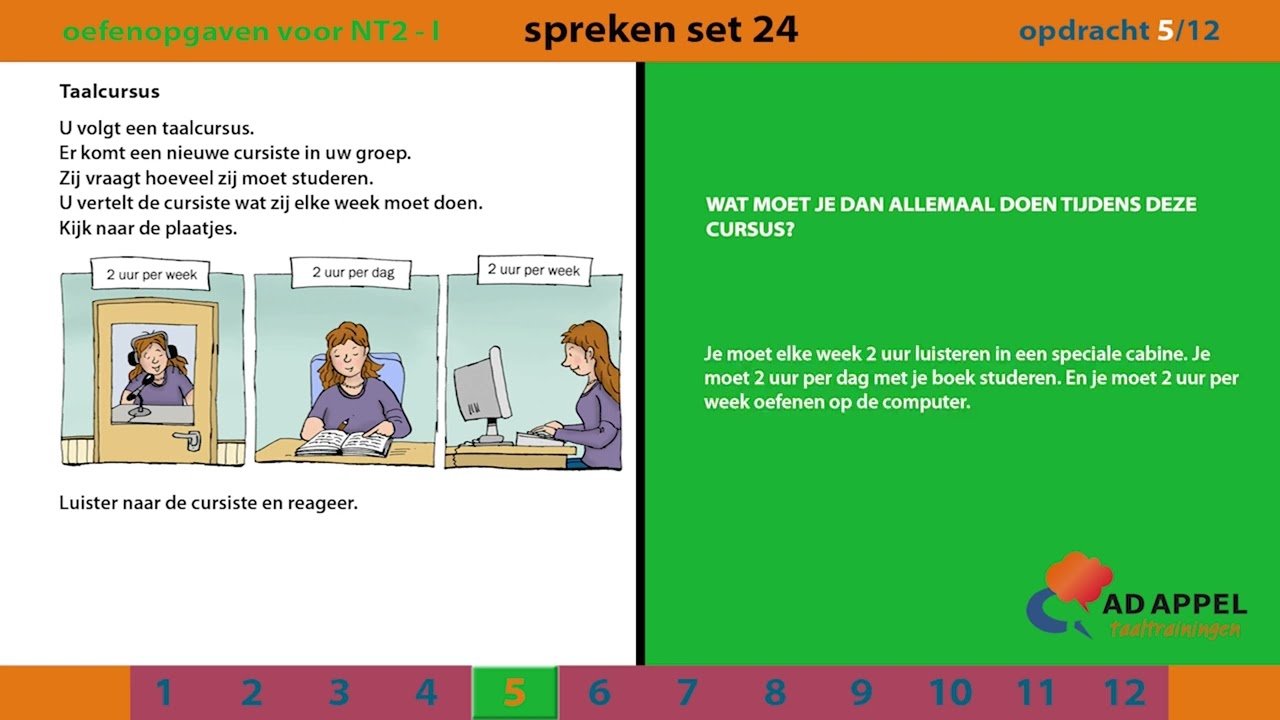 Staatsexamen B1 - Examenopgaven Set 24 - Spreken - YouTube