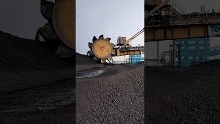 Staker Reclaimer in Coal Yard