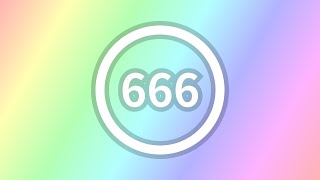 666 seconds timer ‐ Countdown Circle Gradation