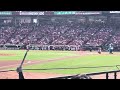 カープ　始球式　山本浩二　鈴木誠也　セ・リーグcsファーストステージ第二戦　マツダスタジアム　202310.15