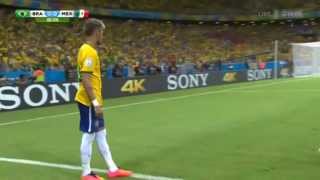 worldcup 2014 - sensational save by Mexico (Guillermo Ochoa) Brazil vs mexico