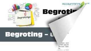 BEGROTING 4 - BEGROTING UITGAWES