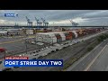 Port strike day 2: Expert says don't panic buy as dockworkers vow to stay on picket line