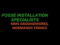 how to install a 3000l fosse septique septic tank in france