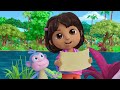 dora’s aventuras podcast 7 w boots u0026 swiper 🗺 learn about shapes mini episode dora u0026 friends