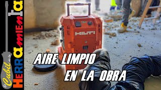 PURIFICA EL AIRE EN LA OBRA CON EL AIC 1000 DE HILTI