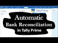 Automatic Bank Reconciliation in Tally Prime | Automatic Bank reconciliation in tally