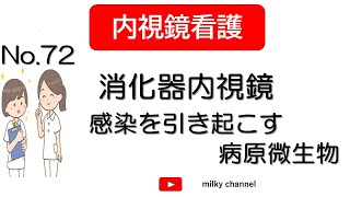 これでわかる　新人看護師必見！　内視鏡看護　介助No.72  消化器内視鏡　感染を引き起こす病原微生物