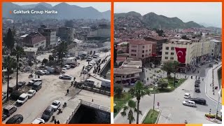 Turkey's Hatay before and after earthquake