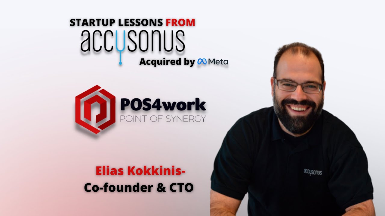 Startup tips by Accusonus' CTO Elias Kokkinis