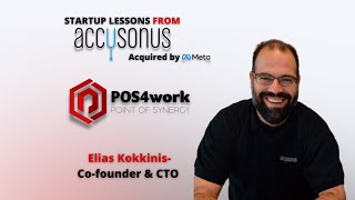 Startup tips by Accusonus' CTO Elias Kokkinis