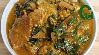 Rich IGBO Soup | How to make Oha Soup With Fresh Oha \u0026 Uziza Vegetable - Chinwe Uzoma Kitchen