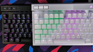 Corsair K70 RGB (brown switches) vs Corsair K70 OPX