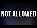 TV Girl - Not Allowed (Lyrics) 