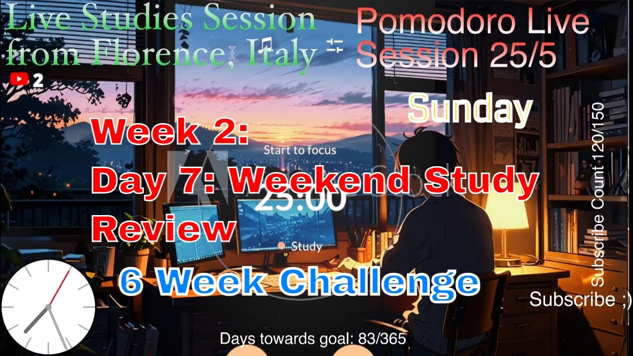 4 Hour Free Study With Me Pomodoro Technique Lofi Beats And Real