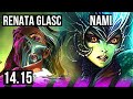 RENATA GLASC & Varus vs NAMI & Lucian (SUP) | 4/2/13 | VN Master | 14.15