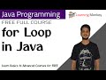 for Loop in Java || Lesson 22 || Java Programming || Learning Monkey ||