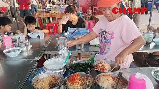 ก๋วยเตี๋ยวปากหม้อน้ำซุปรสเด็ด ป้าป้อม ตลาดนัดศุภผลกบินทร์บุรี อ.กบินทร์บุรี จ.ปราจีนบุรี