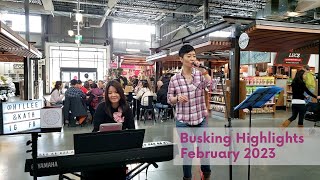 Busking Highlights February 2023 - Calgary Farmer's Market West | Hillee\u0026Kath