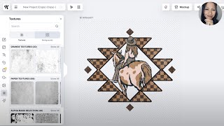 How to Design 3-D Cowgirl Aztec Effect