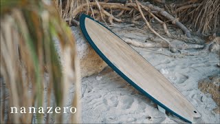 nanazero: WOOD SKIN サーフボード ミッドレングス MID05 フィッシュ