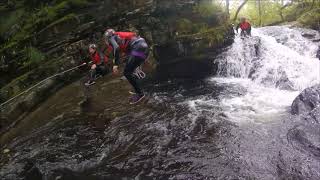 Canyoning North Wales with Adrenalin Addicts