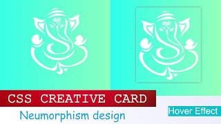Learn how to make CSS creative card | Neumorphism UI design | HTML & CSS