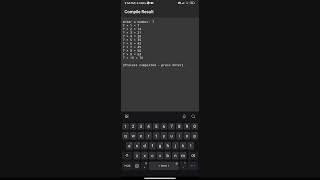 Python table | table using python for loop
