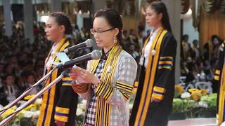 บรรยากาศการฝึกซ้อมเสมือนจริง พิธีพระราชทานปริญญาบัตร มร.นว. ประจำปี พ.ศ.2560 [Full HD]